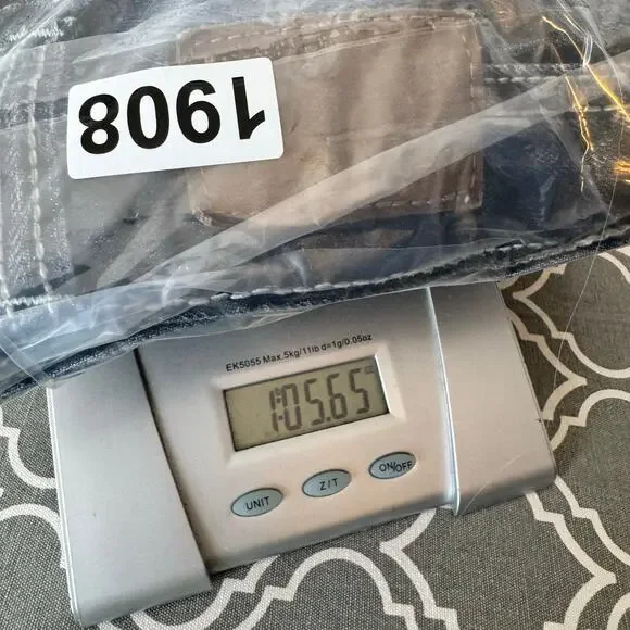 BKE Carter Jeans Mens 32 Straight Leg Y2K Ridged Denim Biker Thick Stitch Rodeo - Picture 11 of 11